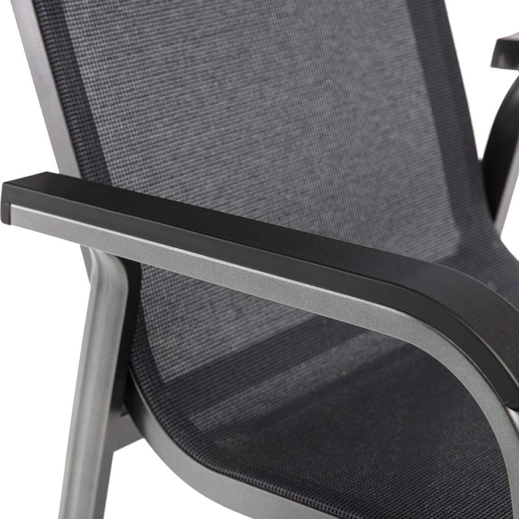 Hagemøbelsett Basic+ Premium 4 plasser antrasitt HPL 160x95 cm - Kettler