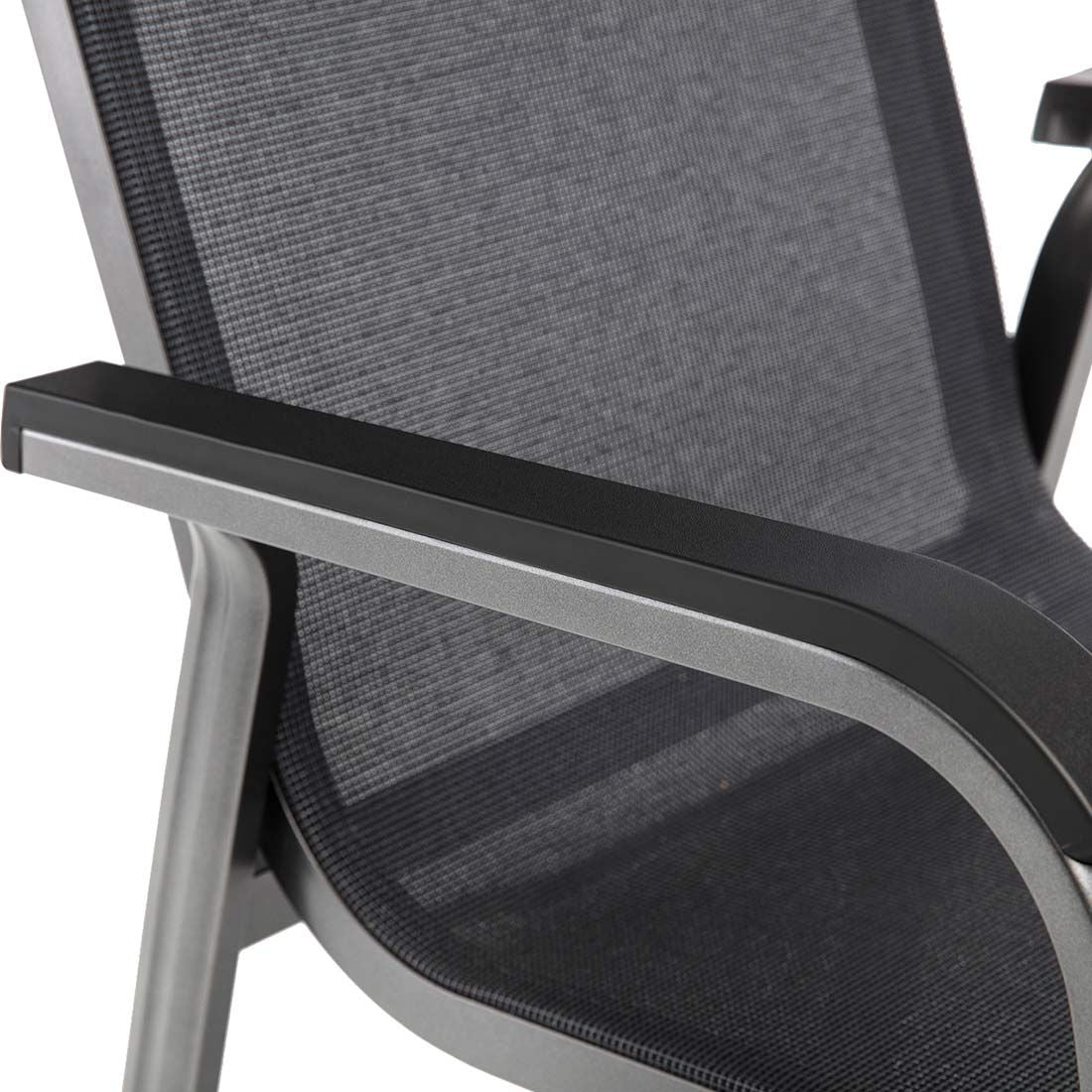 Hagemøbelsett Basic+ Premium 4 plasser antrasitt HPL 160x95 cm - Kettler