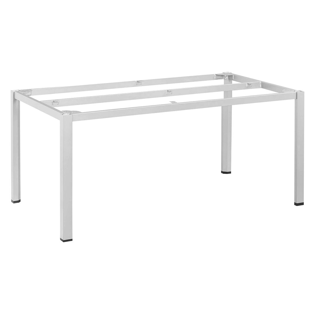 Oversikt over Hagemøbelsett Basic+ Premium 4 plasser aluminium HPL 160x95 cm