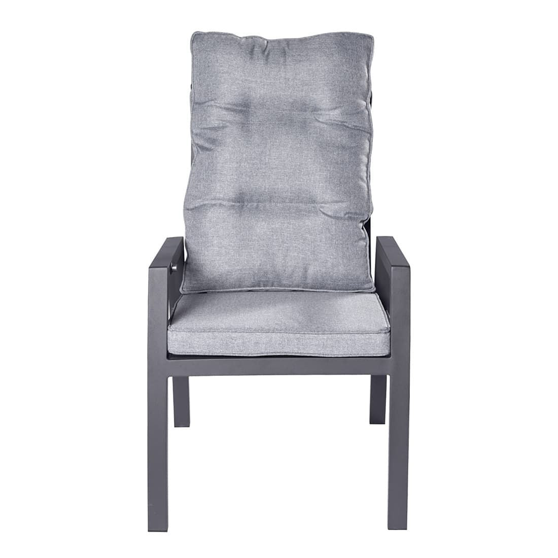 Hagemøbelsett Bondino 6 plasser, uttrekkbart 200/260x100 cm sammenleggbar stol