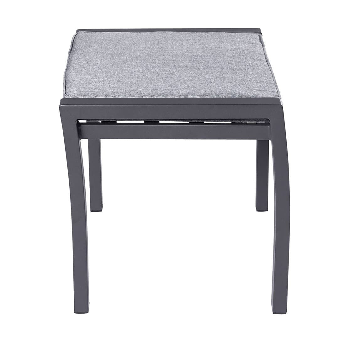 Hagemøbelsett Bondino 6 plasser, uttrekkbart 200/260x100 cm tekstil og metall