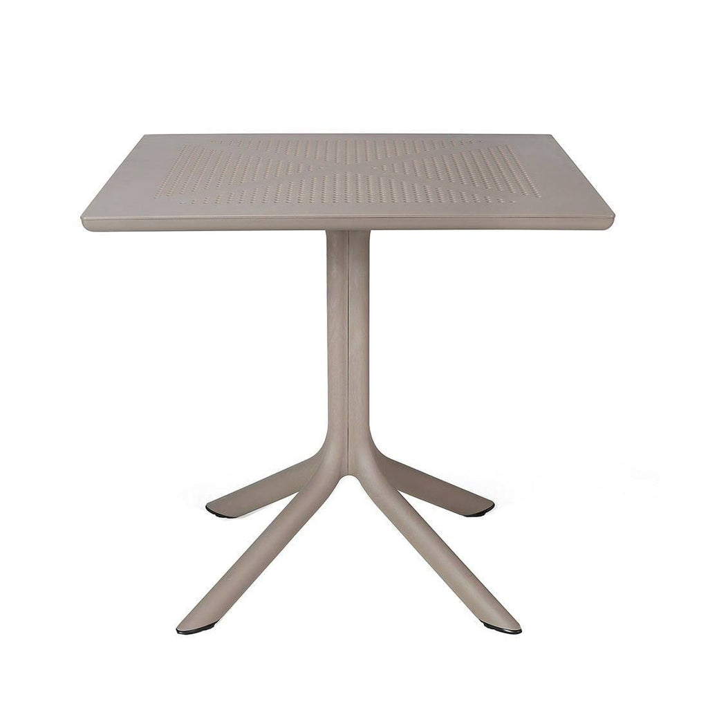 Detalj av materialet på Hagemøbelsett Bora 2 plasser, plast 80x80 cm taupe