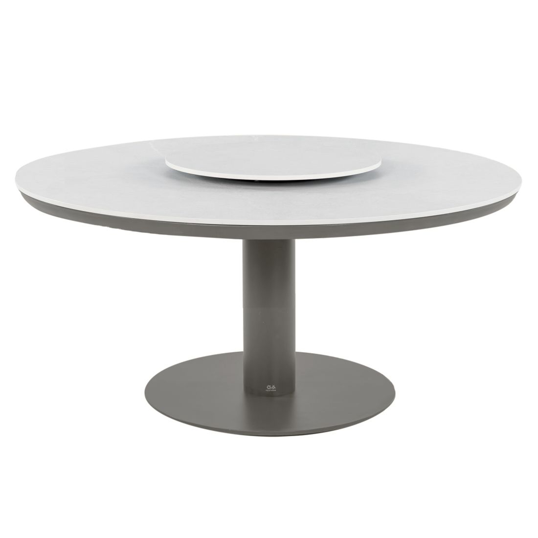 Nærbilde av aluminiumsramme på Hagemøbelsett Bora Bora low dining