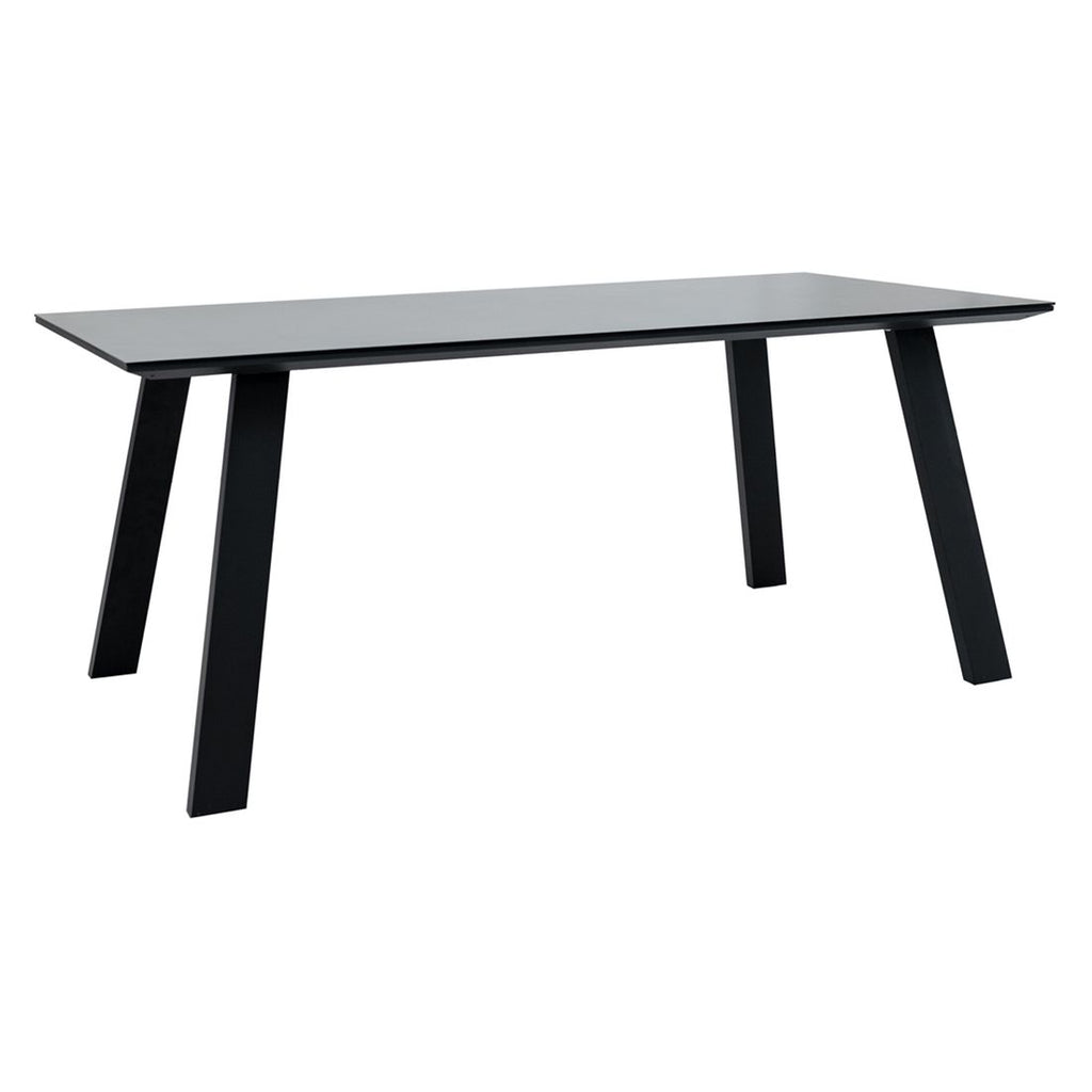 Nærbilde bordplate i glaskeramikk på Hagemøbelsett Canberra 6 plasser aluminium 180x90 cm - OUTLIV