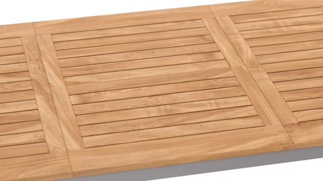 Hagemøbelsett Cardiff 6 plasser rustfritt stål/textilen sølv forfra