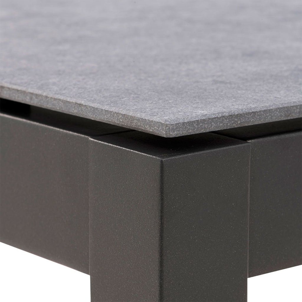 Hagemøbelsett Cirrus 4 plasser aluminium i anthrazit farge