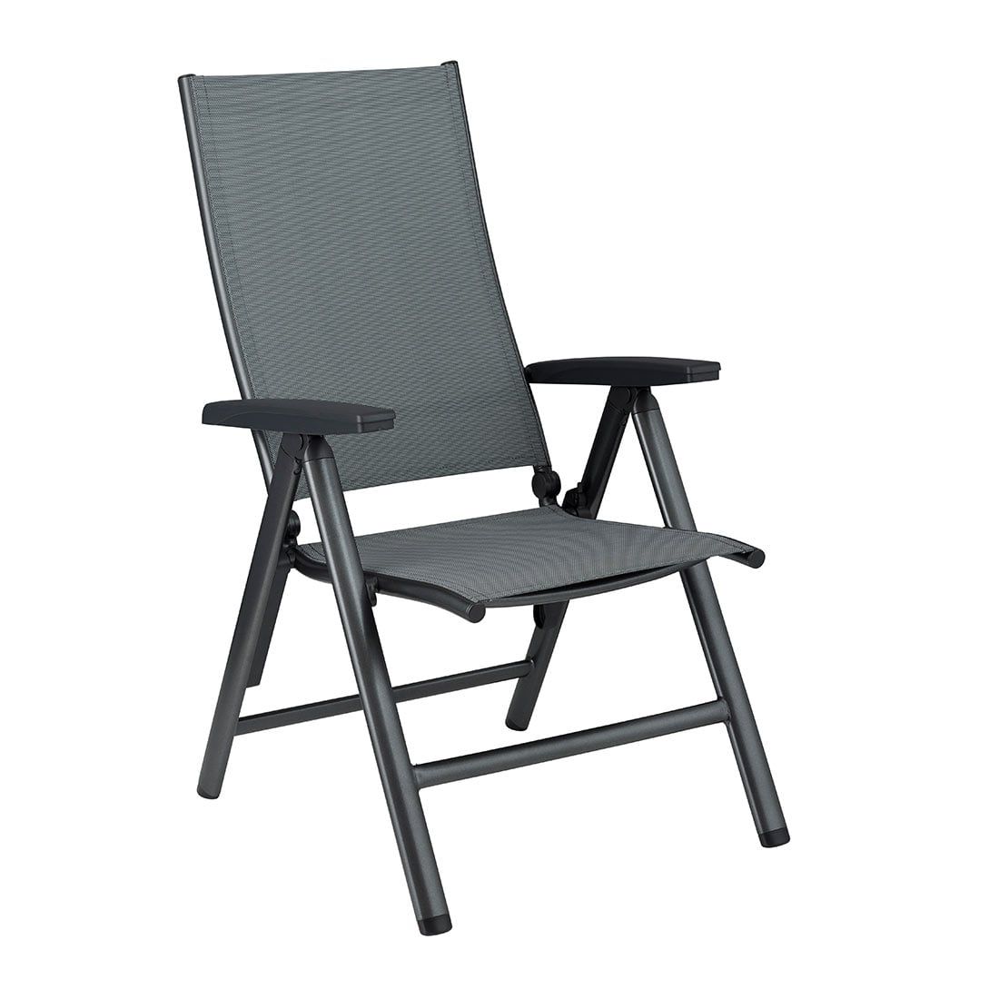 Hagemøbelsett Cirrus 4 plasser aluminium 160x90 cm bakside