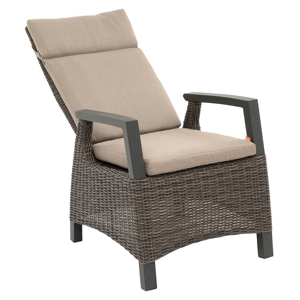 Hagemøbelsett Corido 5 deler aluminium teak sideprofil
