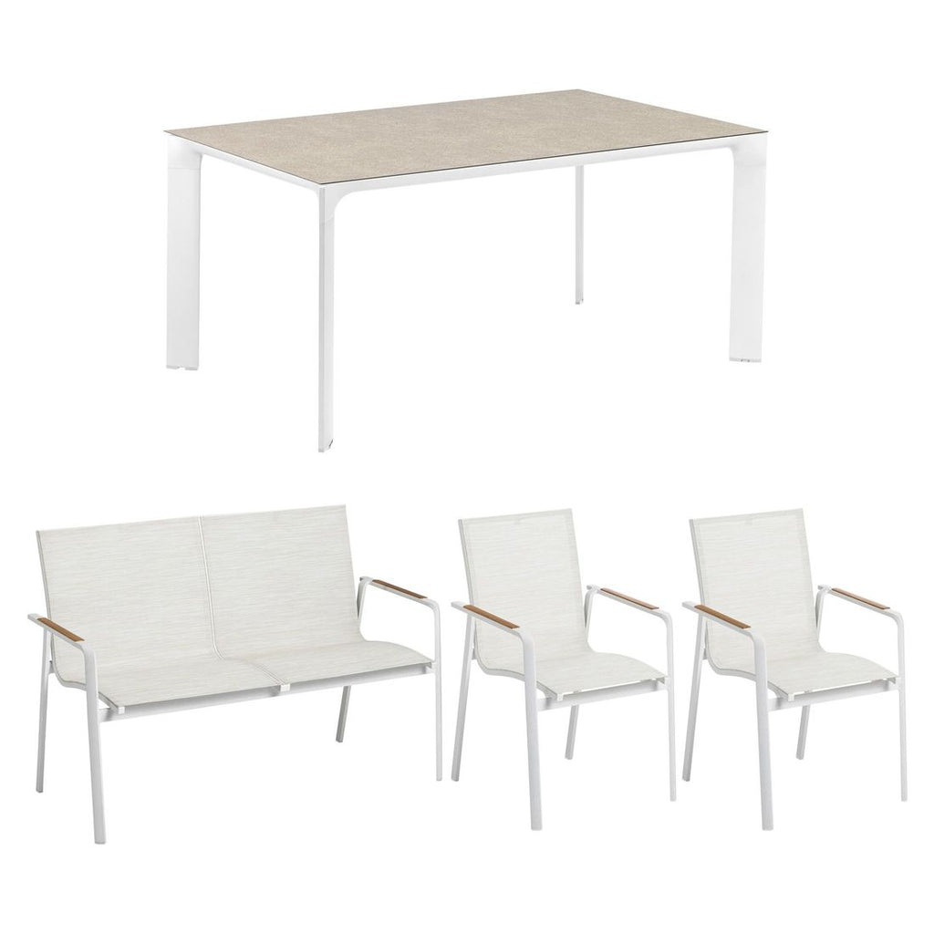 Hagemøbelsett Diamond 4 plasser bakside