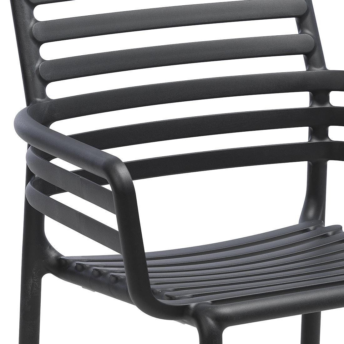 Hagemøbelsett Doga 6 plasser, aluminium 140/210x85 cm - Nardi
