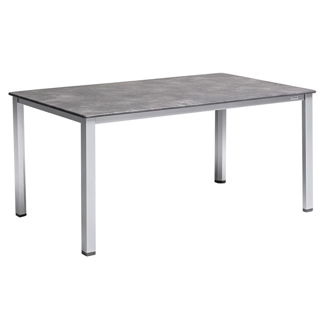 Hagemøbelsett Elements 4 plasser aluminium 160x90 cm bakside