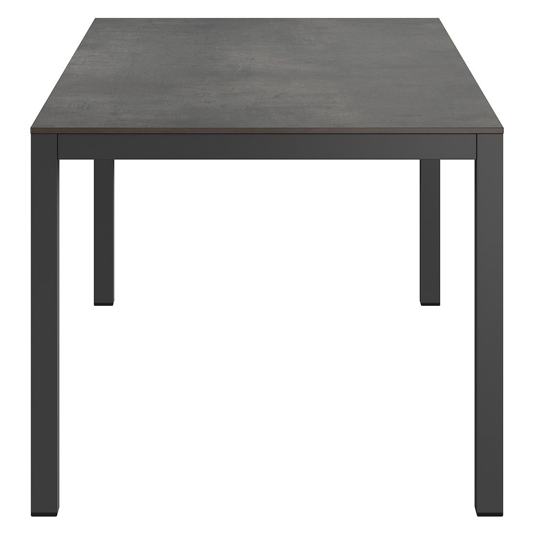 Nærbilde av bordplate på Hagemøbelsett Elements 4 plasser aluminium HPL