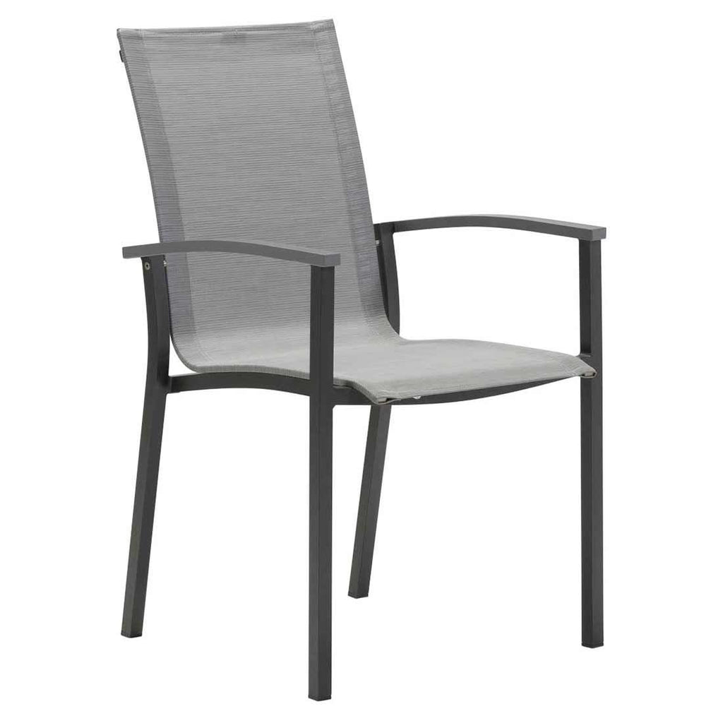 Hagemøbelsett Evoee 4 plasser aluminium 160x90 cm nærbilde av bordplate
