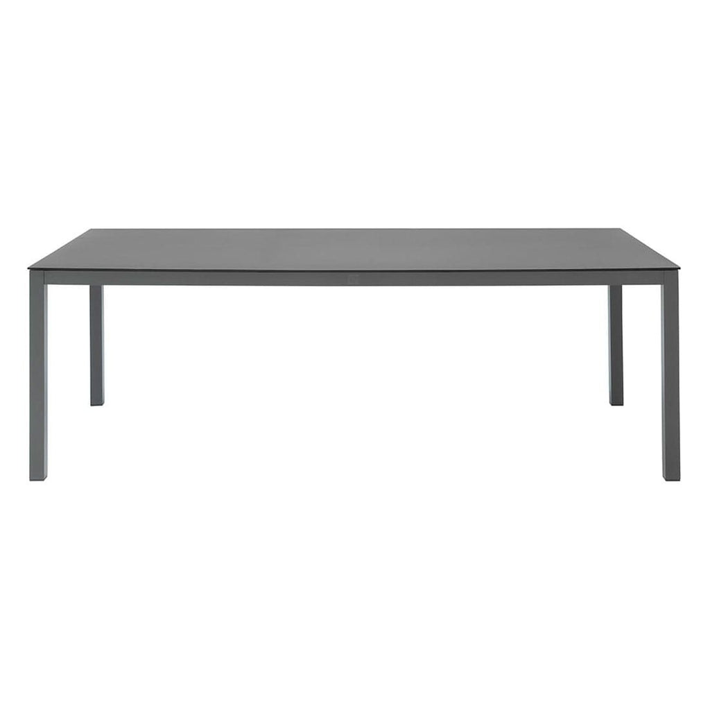 Hagemøbelsett Evoee 6 plasser aluminium stabelbare stoler