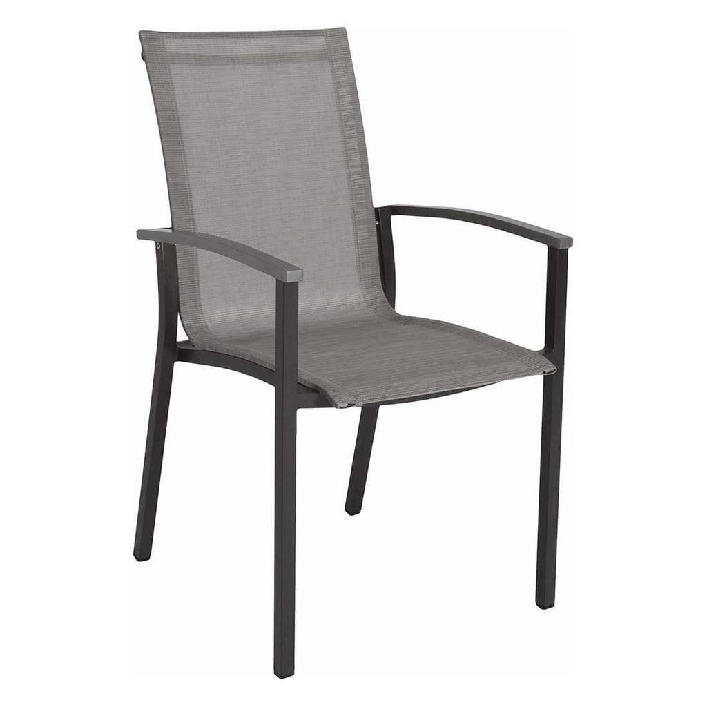 Hagemøbelsett Evoee aluminium/Silverstar 200x100cm 6 plasser bakside