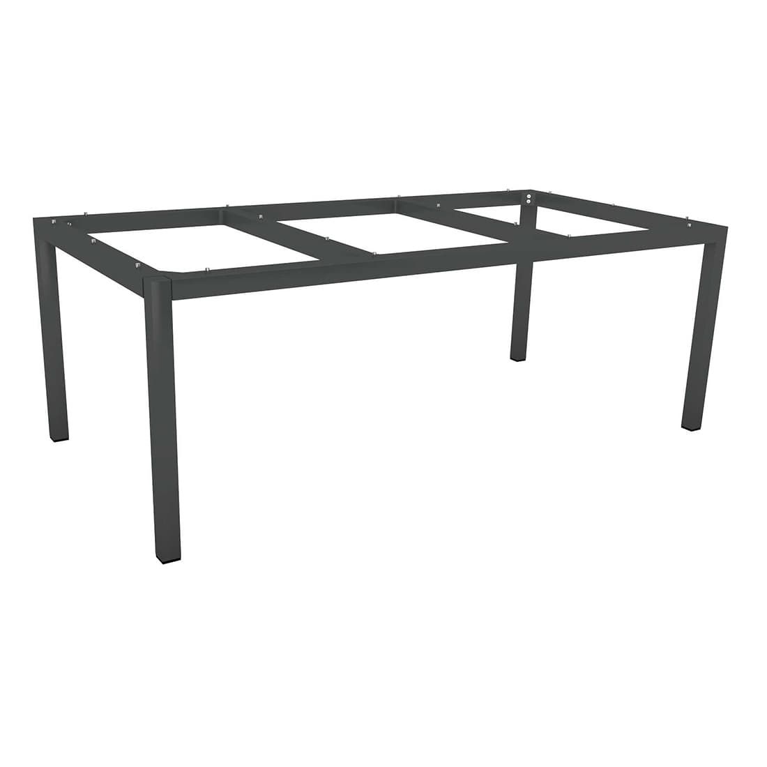Nærbilde av Textilene sitteflate på Hagemøbelsett Evoee aluminium/Silverstar 200x100cm 6 plasser