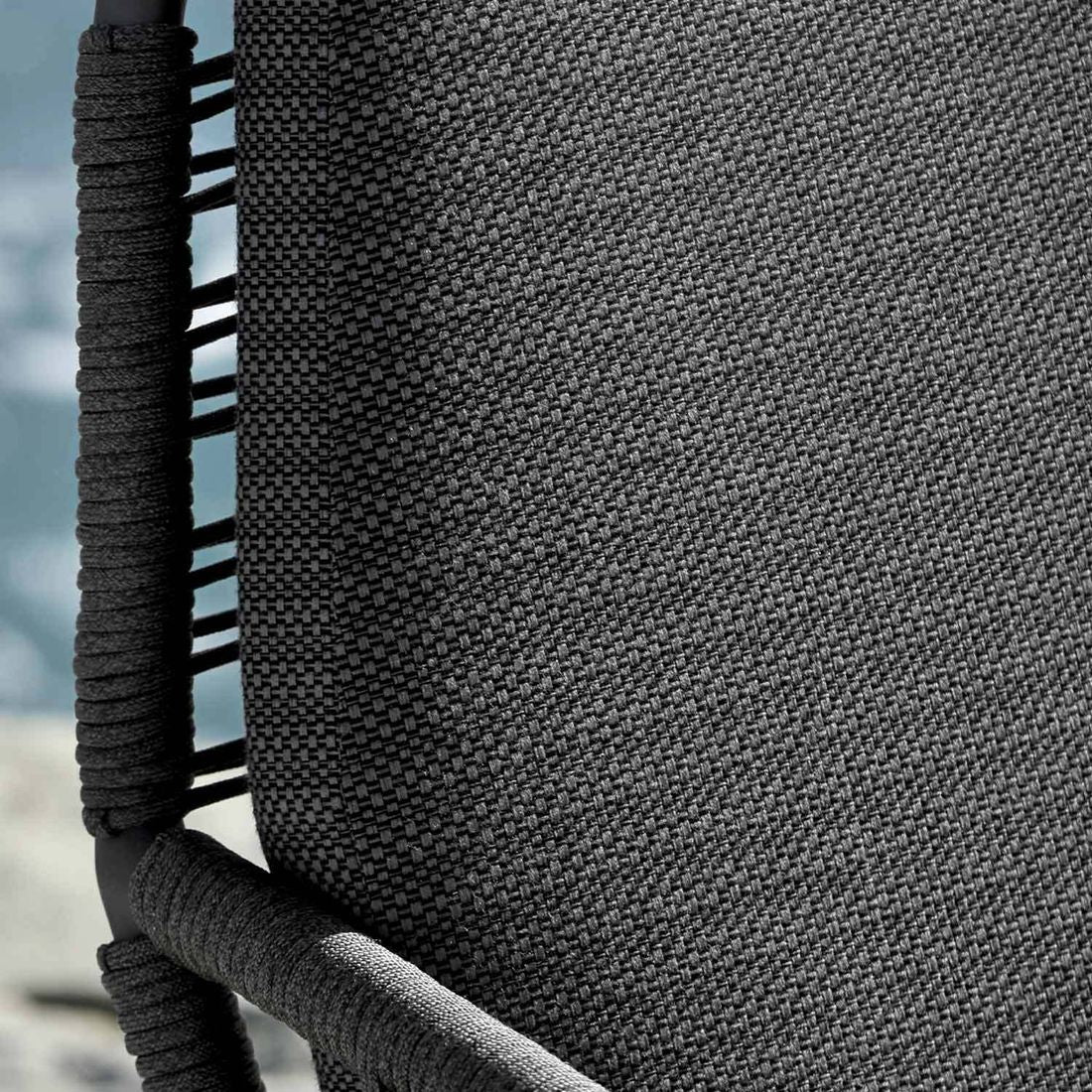 Hagemøbelsett Flix 4 plasser, aluminium HPL 230x100 cm - Zebra
