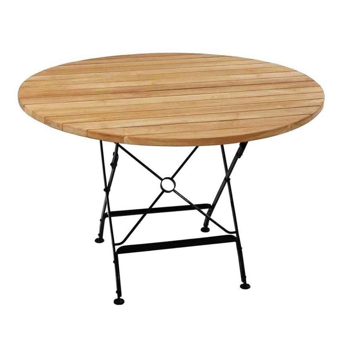 Hagemøbelsett Florence 4 plasser teak smijern bakside