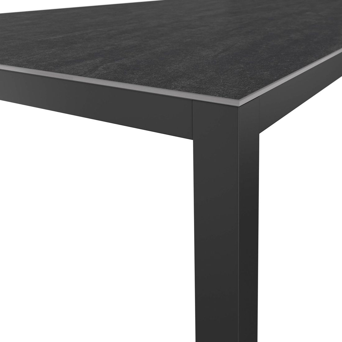 Hagemøbelsett Florenz 6 plasser aluminium Dekton 220x100 cm sittekomfort