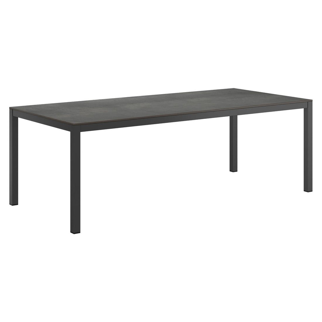 Hagemøbelsett Florenz 6 plasser aluminium HPL nærbilde aluminium ramme