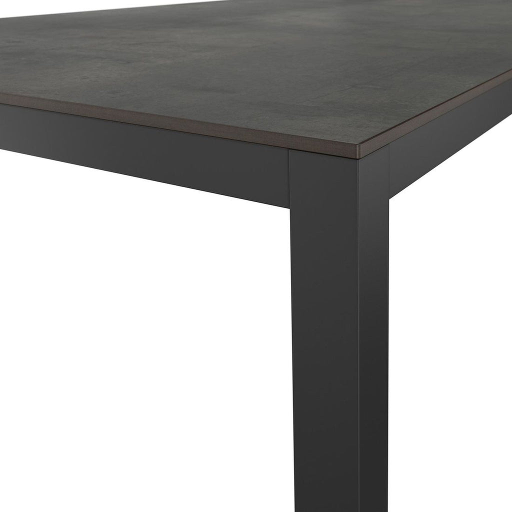 Hagemøbelsett Florenz 6 plasser aluminium HPL sitteflate tekstilene