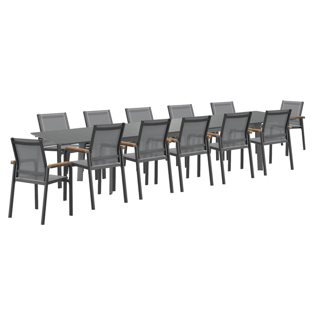 Hagemøbelsett Florenz XXL 12 plasser bakside