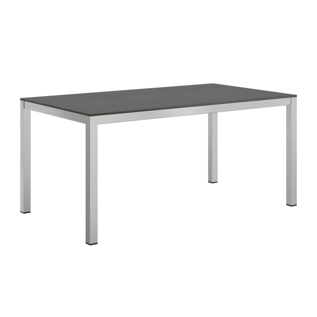 Montert Hagemøbelsett Forma II 6 plasser keramikk 160x90 cm i hage