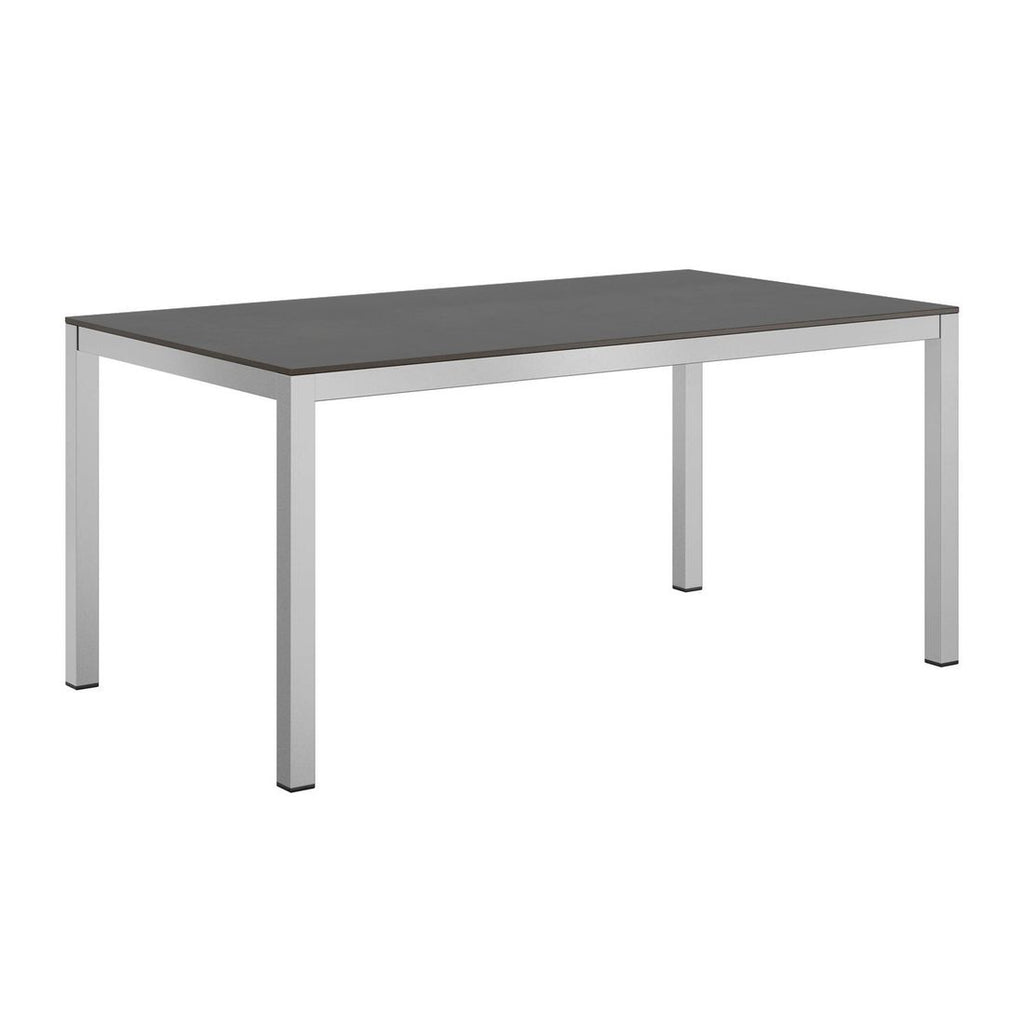 Montert Hagemøbelsett Forma II 6 plasser keramikk 160x90 cm i hage