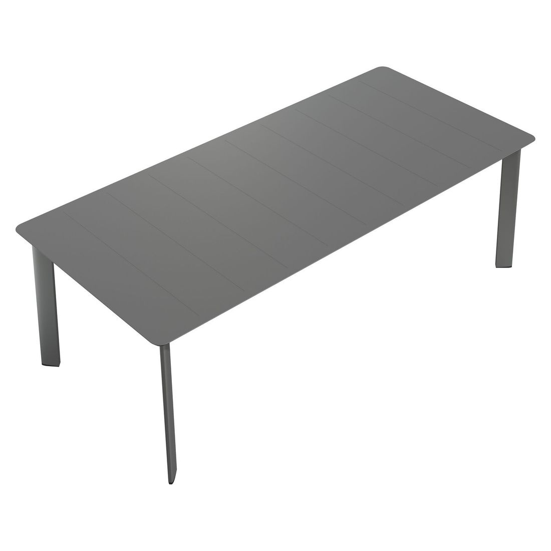 Hagemøbelsett Jacob XL 8 plasser aluminium textilen sammenleggbar stol