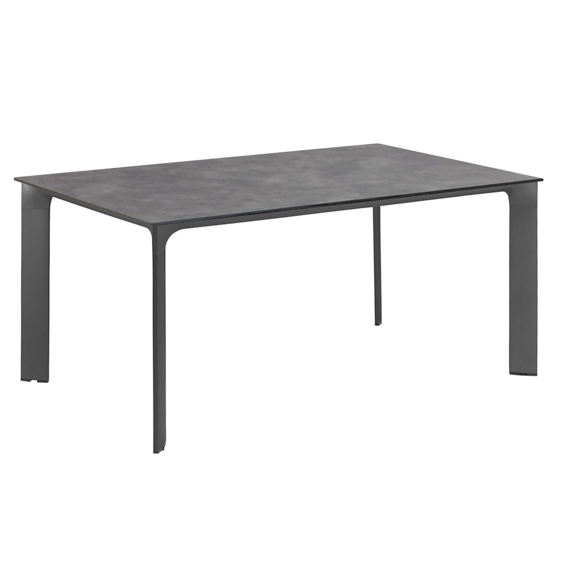 Hagemøbelsett Julia 4 plasser aluminium HPL 160x95 cm - OUTLIV. bakside