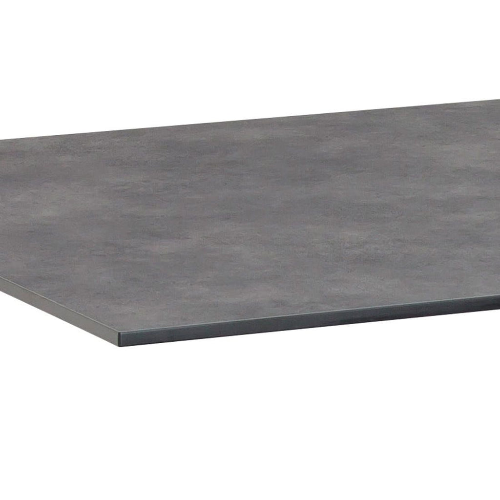 Aluminiumsramme på Hagemøbelsett Julia/Cubic 4 plasser, aluminium HPL 160x95 cm