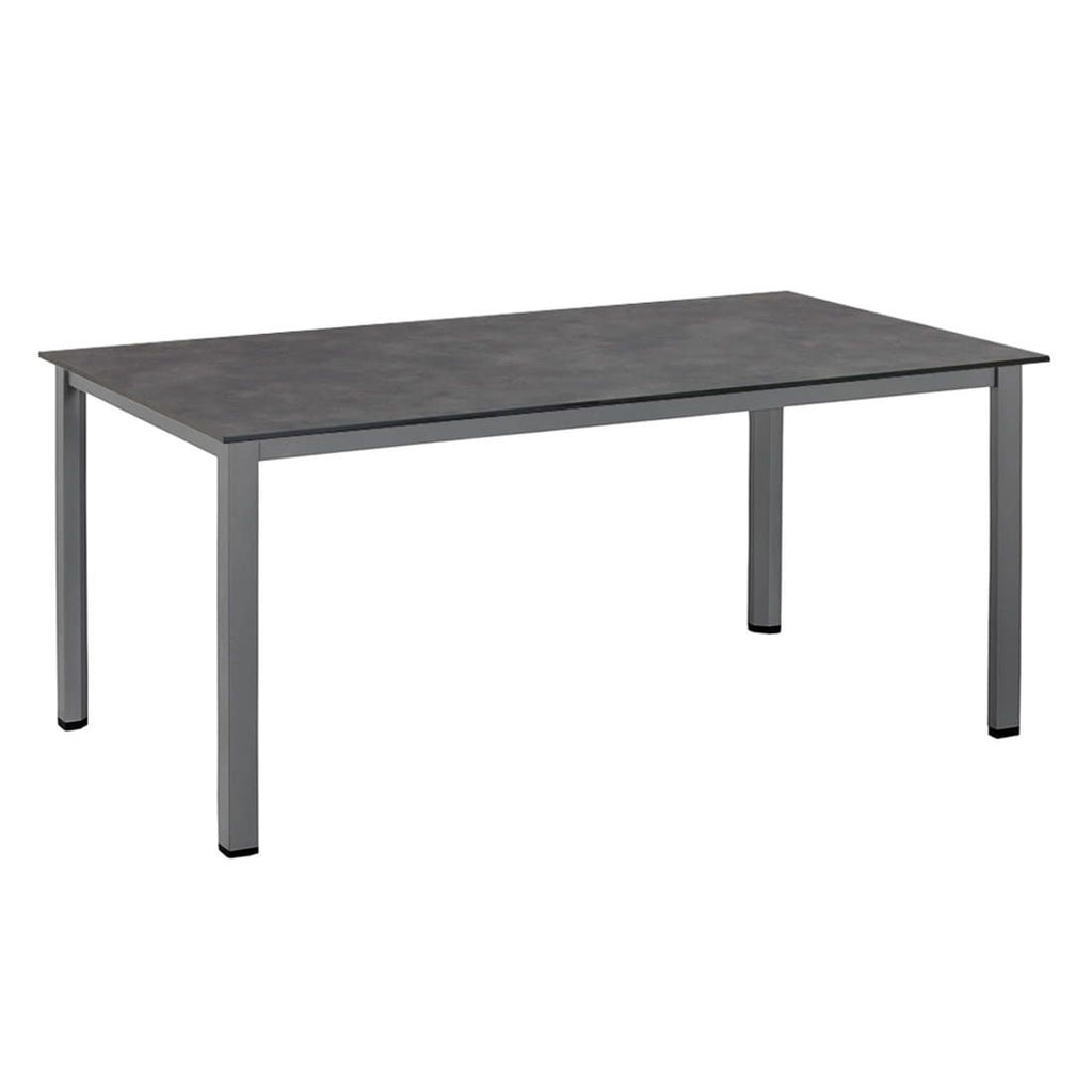 Hagemøbelsett Julia Cubic 4 plasser aluminium HPL 160x95 cm bakside