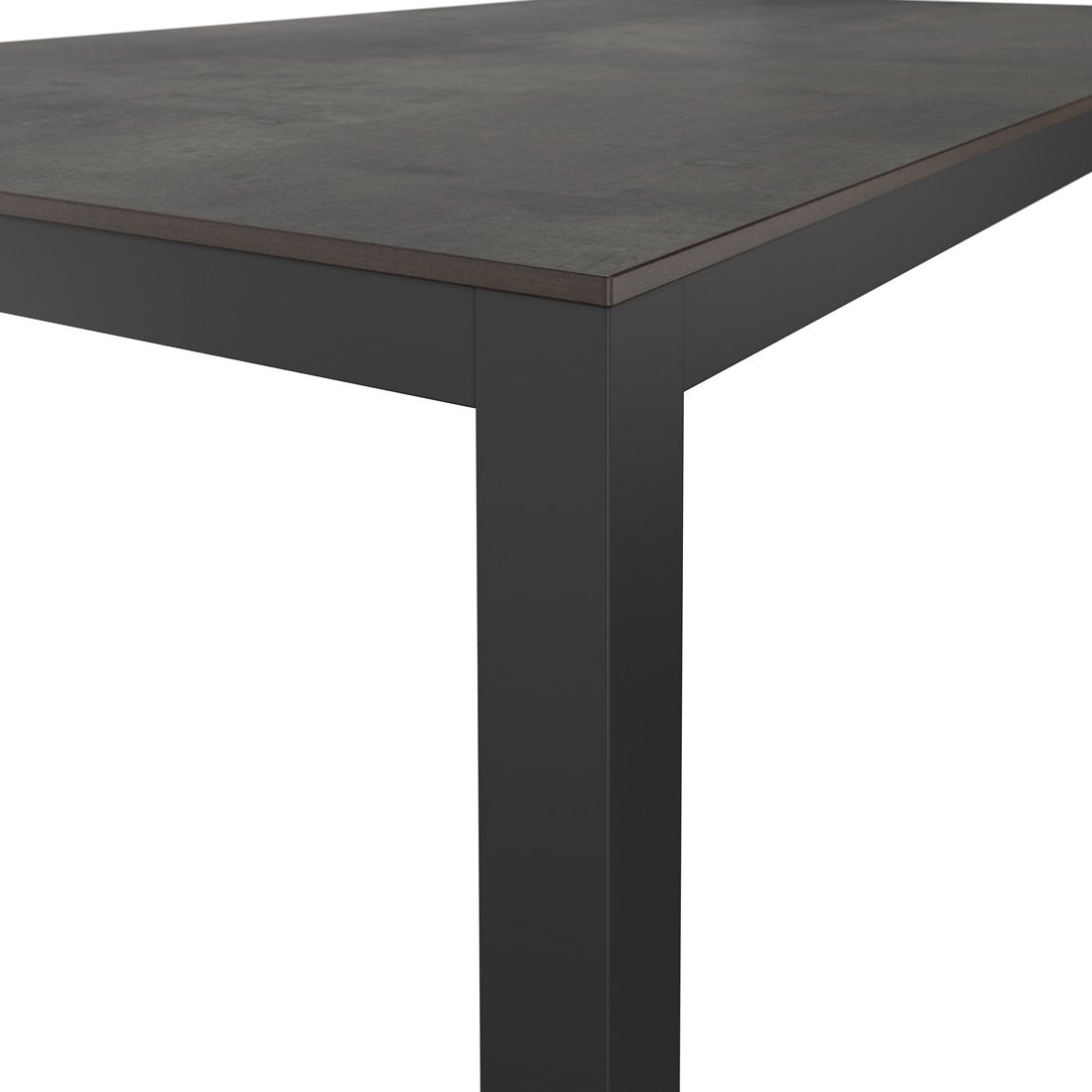 Hagemøbelsett Kobe 4 plasser aluminium/HPL 160x90 cm - OUTLIV.