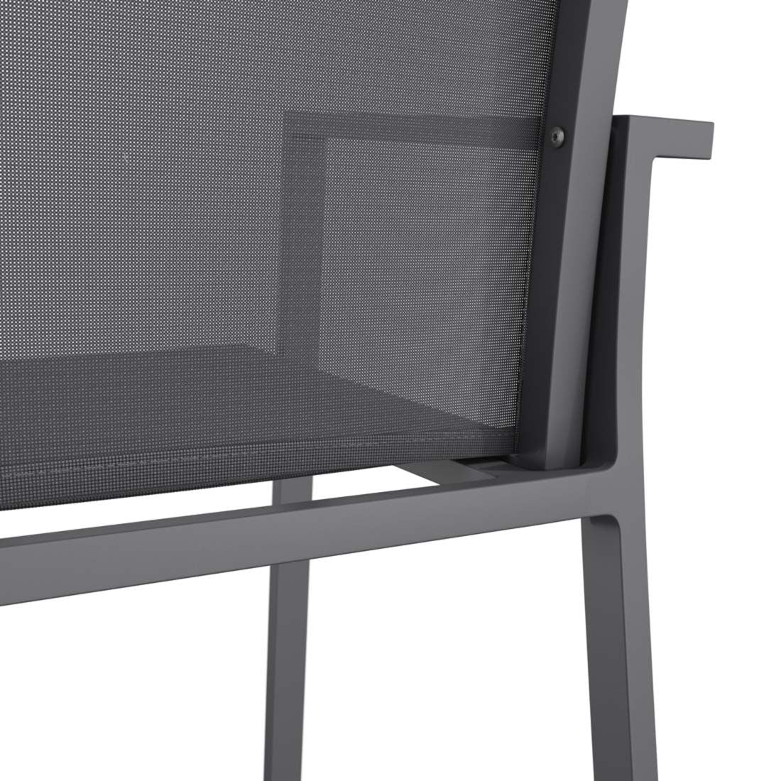 Hagemøbelsett Kobe 4 plasser aluminium/HPL 160x90 cm - OUTLIV.