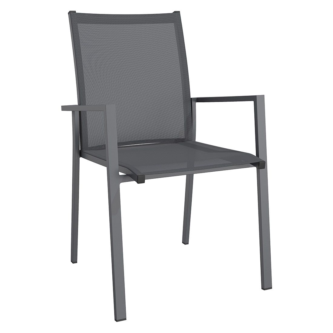 Hagemøbelsett Kobe 4 plasser aluminium/teak 160x90 cm - OUTLIV.
