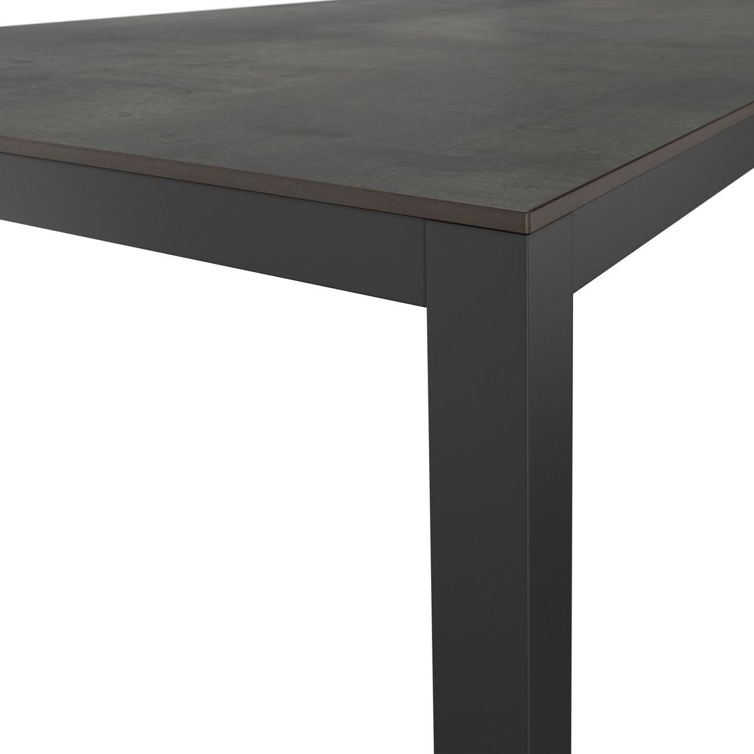 Stabelbare stoler i Hagemøbelsett Kobe 6 plasser aluminium HPL 220x100 cm - OUTLIV