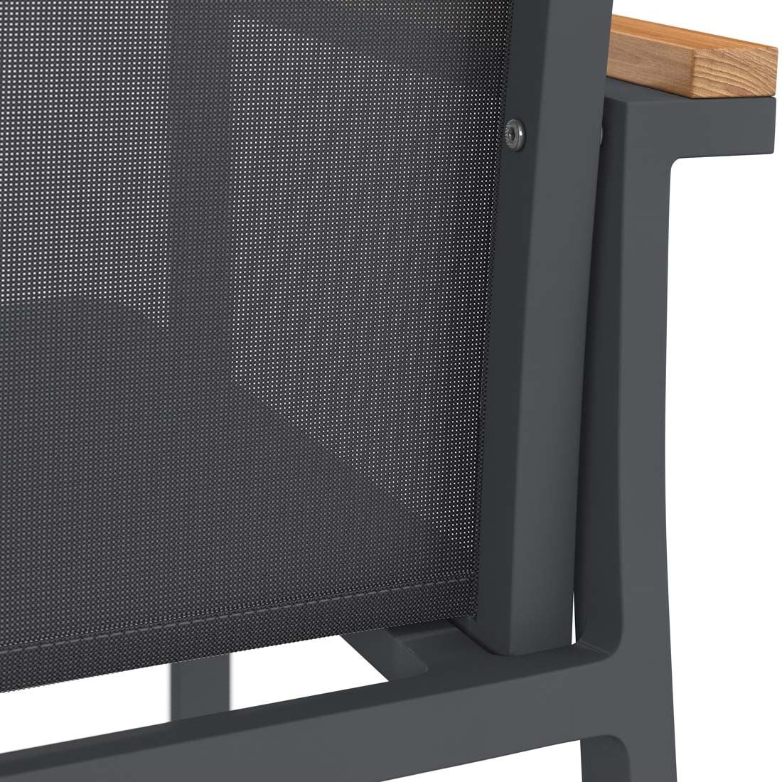 Hagemøbelsett Kobe 6 plasser aluminium keramikk 220x100 cm - OUTLIV på hagefest