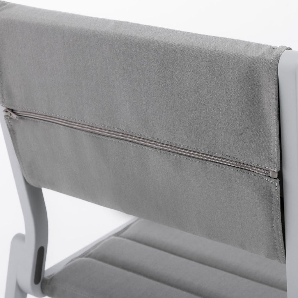 Hagemøbelsett Latitude 4 plasser med puter, aluminium 78x78 cm - Kettler