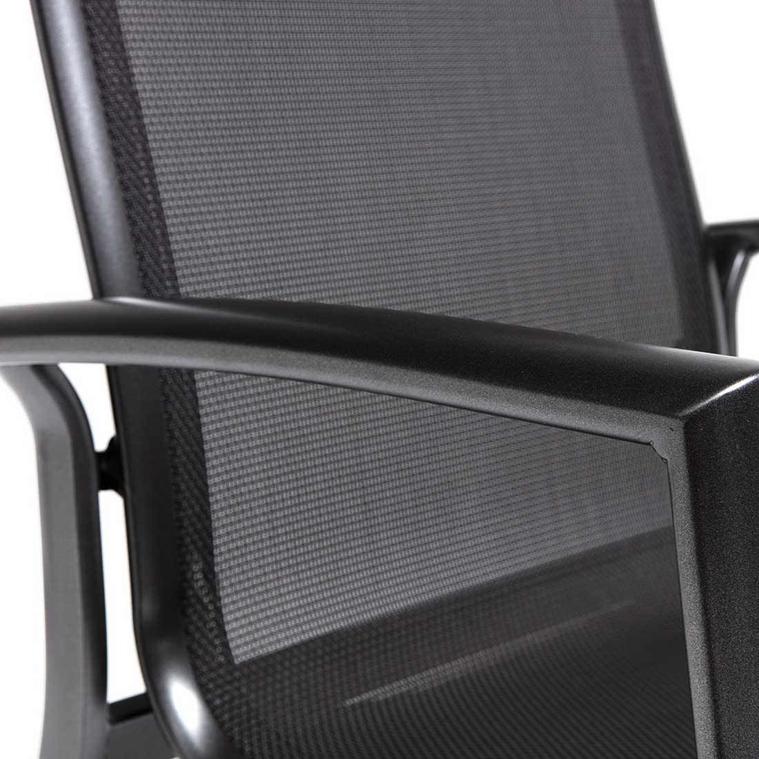 Montert Hagemøbelsett Legato Curve 4 plasser aluminium 160x90 cm - Kettler på terrasse
