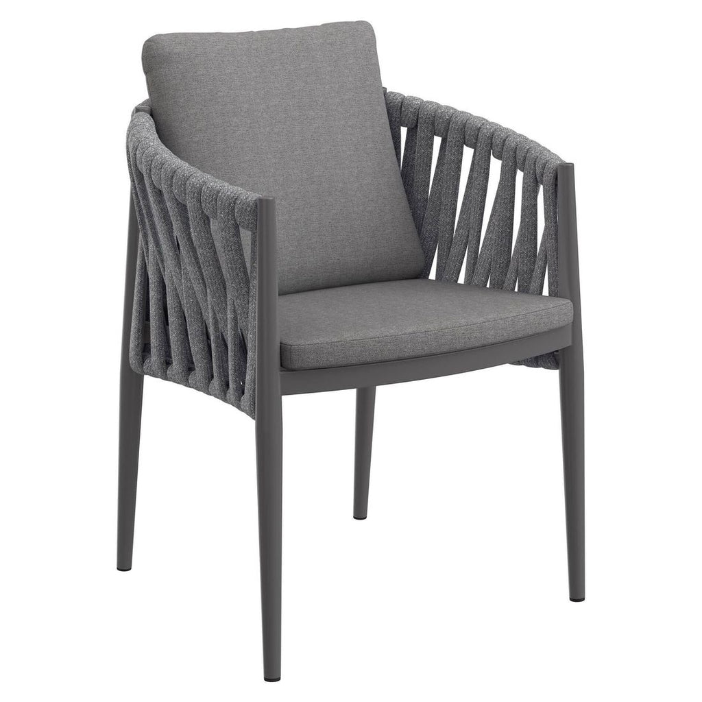 Hagemøbelsett Lena 8 plasser teak/aluminium sittekomfort