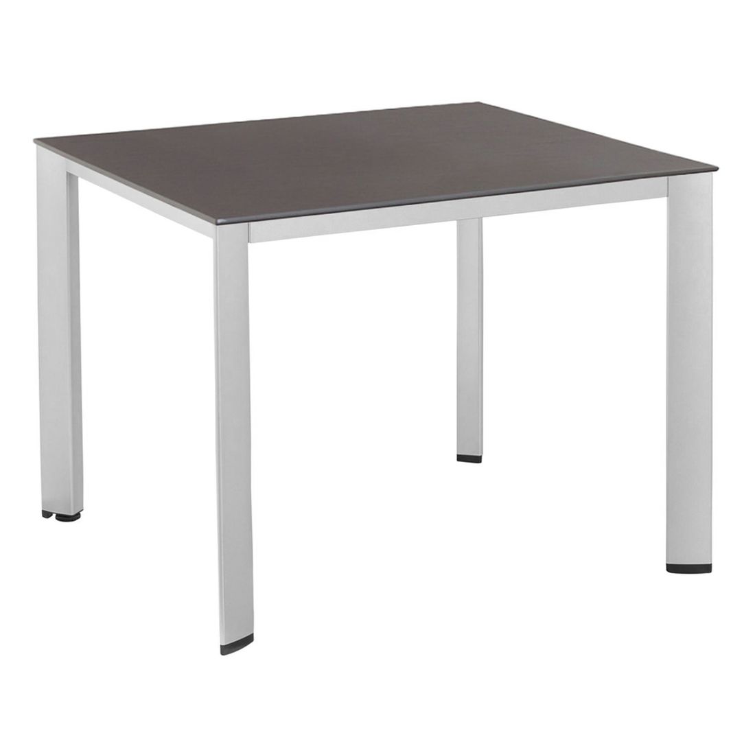 Hagemøbelsett Melbourne 4 plasser aluminium stabelbare stoler