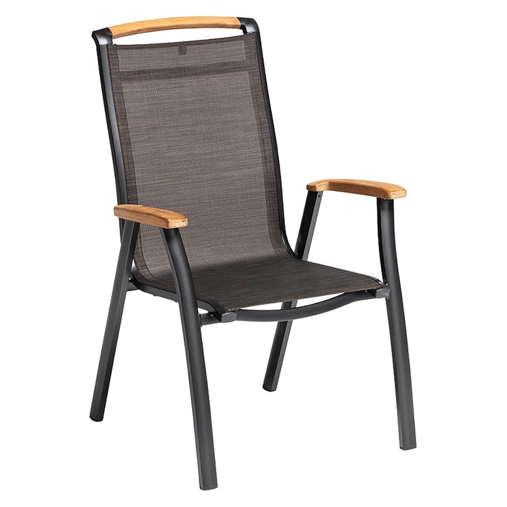 Hagemøbelsett Memphis 4 plasser, aluminium HPL 160x95 cm - Kettler