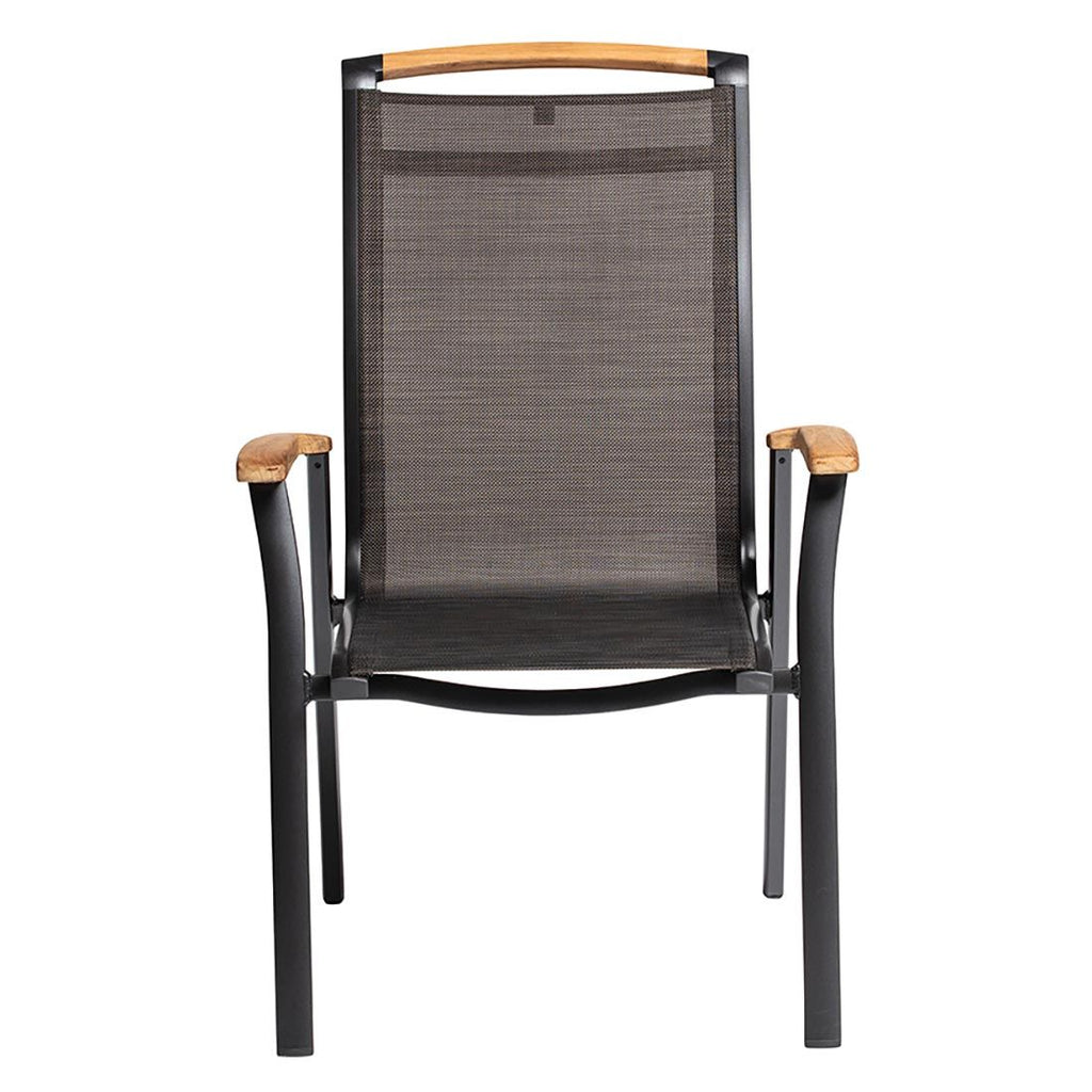 Hagemøbelsett Memphis 4 plasser, aluminium HPL 160x95 cm - Kettler