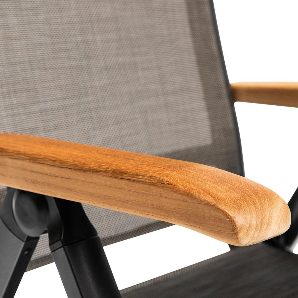 Hagemøbelsett Memphis 4 plasser, aluminium HPL 160x95 cm - Kettler