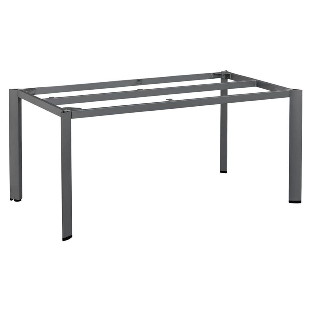 Sammenklappede stoler fra Hagemøbelsett Memphis 4 plasser 160x95cm aluminium teak