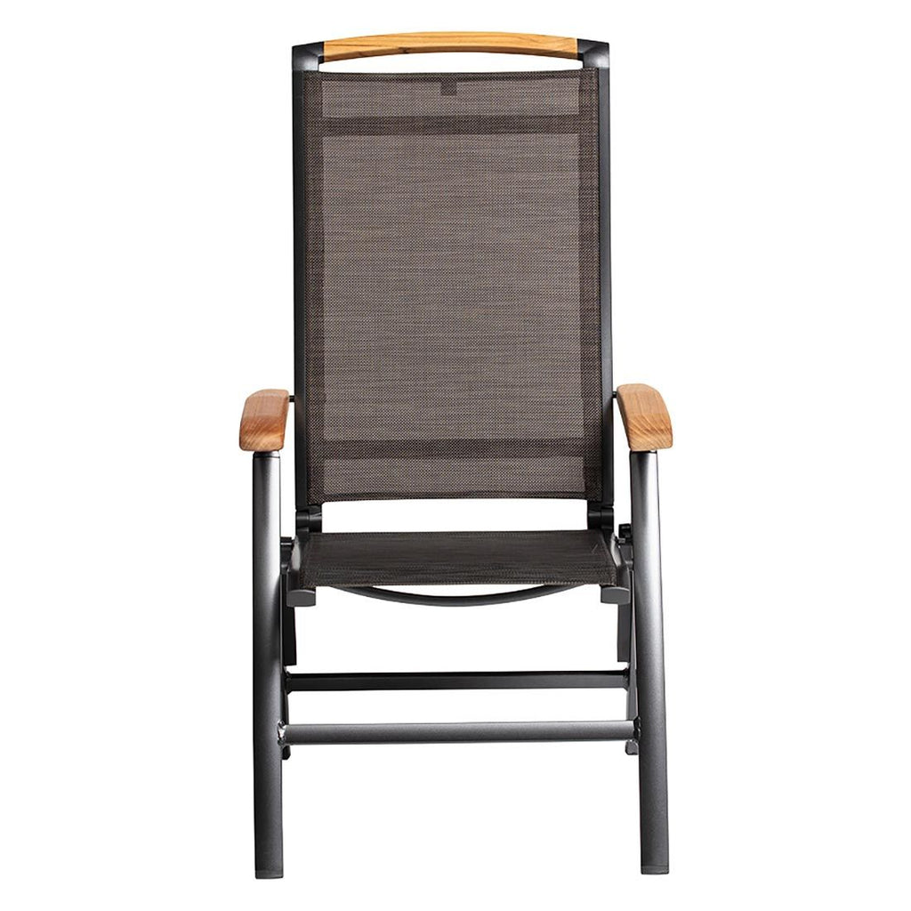 Hagemøbelsett Memphis 4 plasser, aluminium HPL 160x95 cm - Kettler