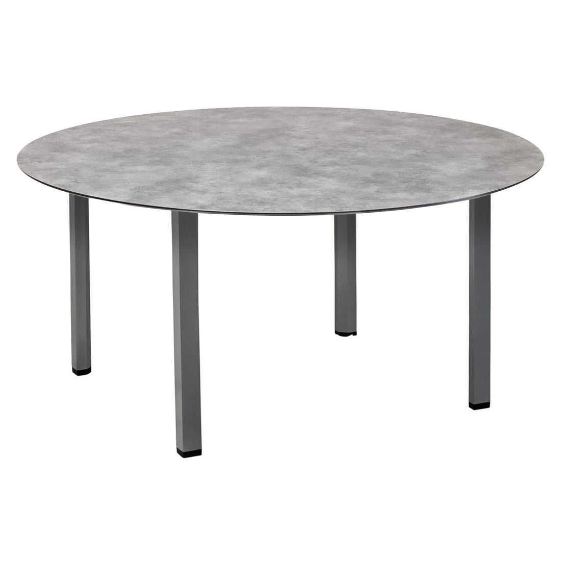 Hagemøbelsett Memphis 4 plasser aluminium montert i hage
