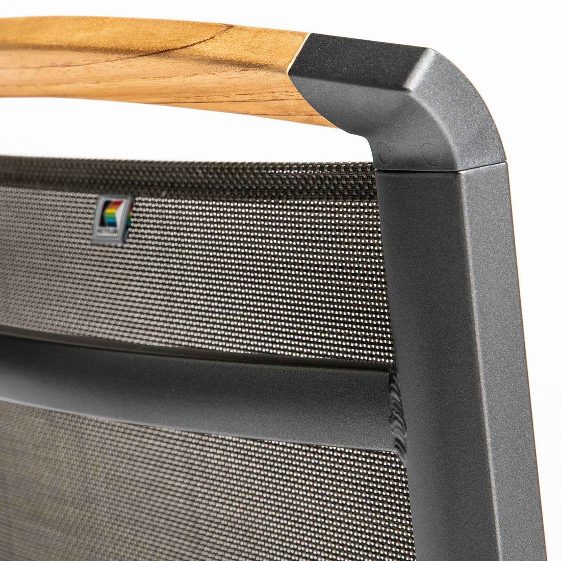 Hagemøbelsett Memphis 4 plasser aluminium tekstilene sete