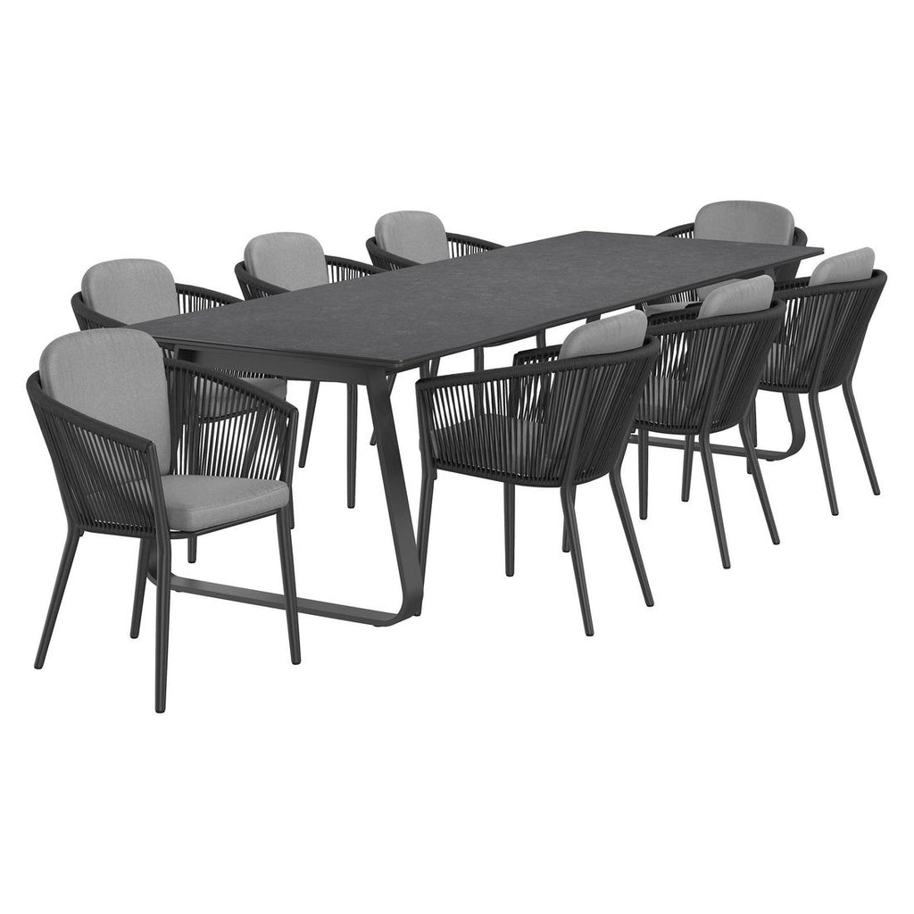 Hagemøbelsett Monet XL 8 plasser bakside