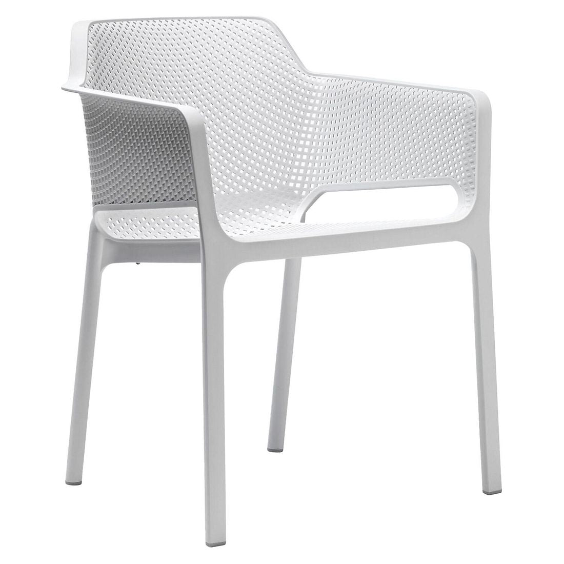 Hagemøbelsett Net XL 8 plasser 220x100 cm aluminium/plast aluminium bordplate